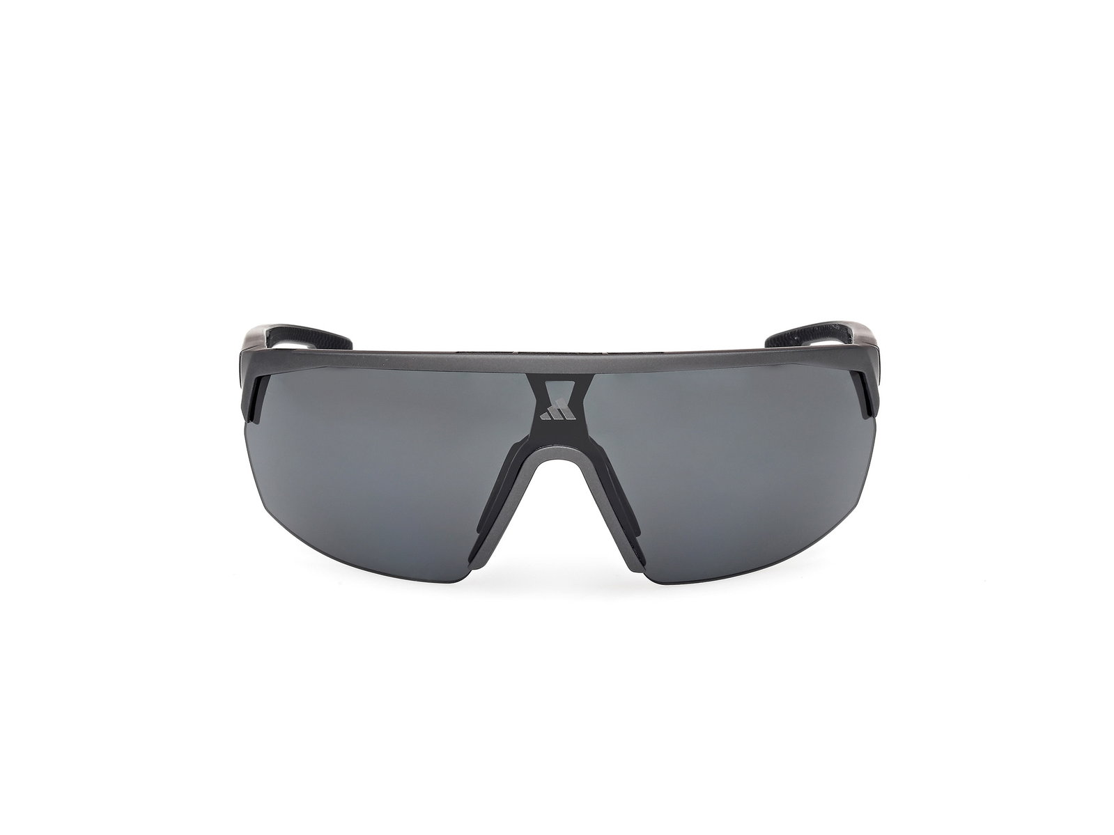 Das Bild zeigt die Adidas Sport Sonnenbrille SP0099 02A von vorne.